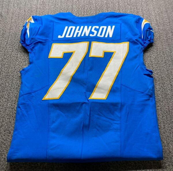 Sao Paulo Game - Chargers Zion Johnson Game Worn Jersey (9/05/2025) Size...