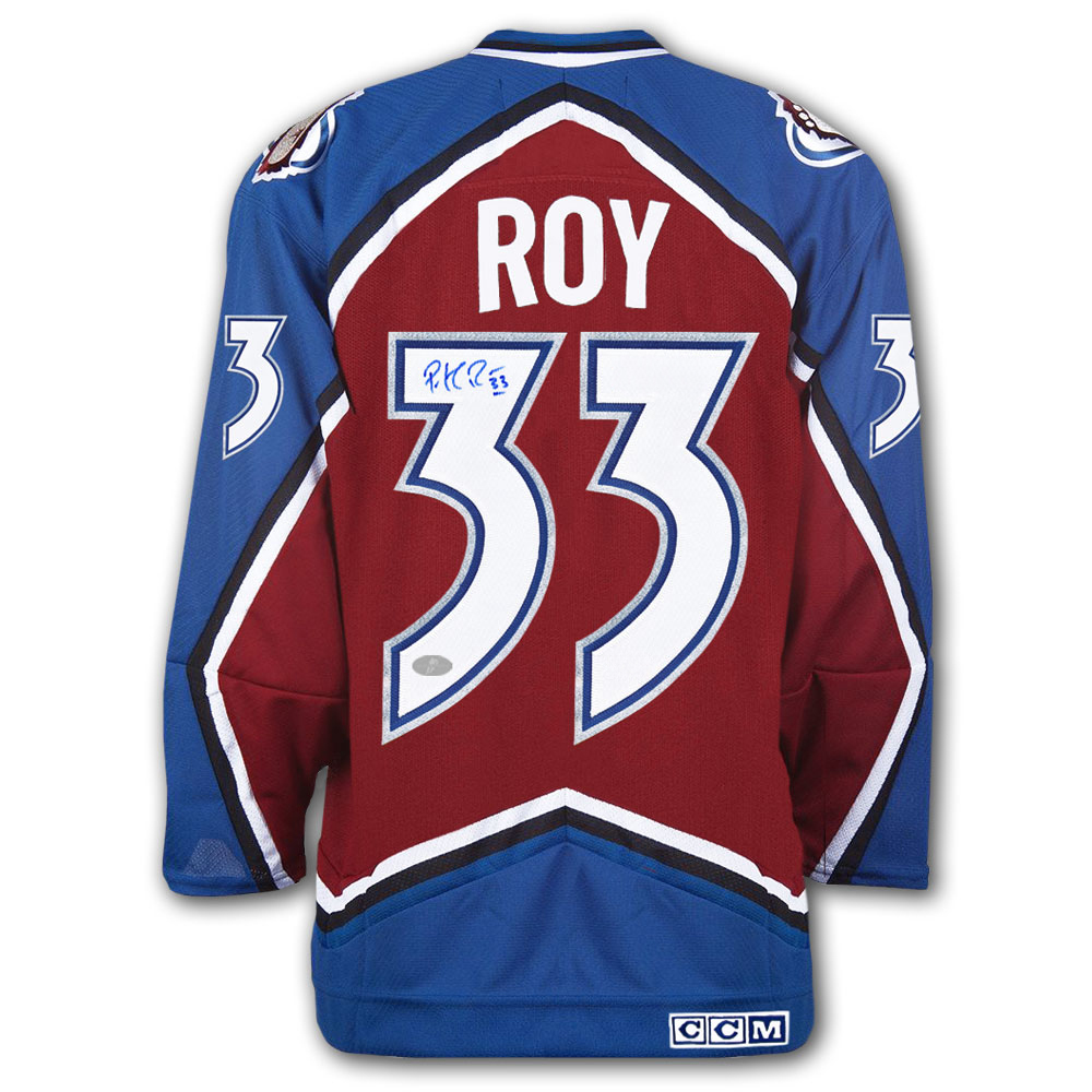 Patrick Roy Autographed Colorado Avalanche CCM 1996 Stanley Cup Jersey