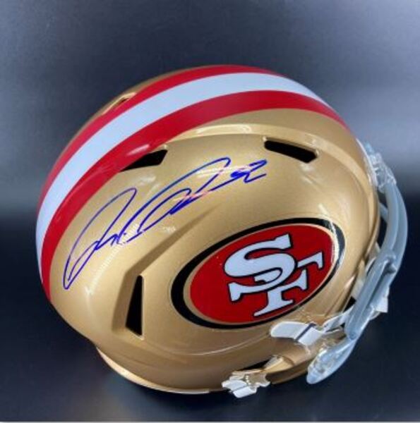NFL - 49ers Ricky Pearsall Signed Replica Speed Helmet