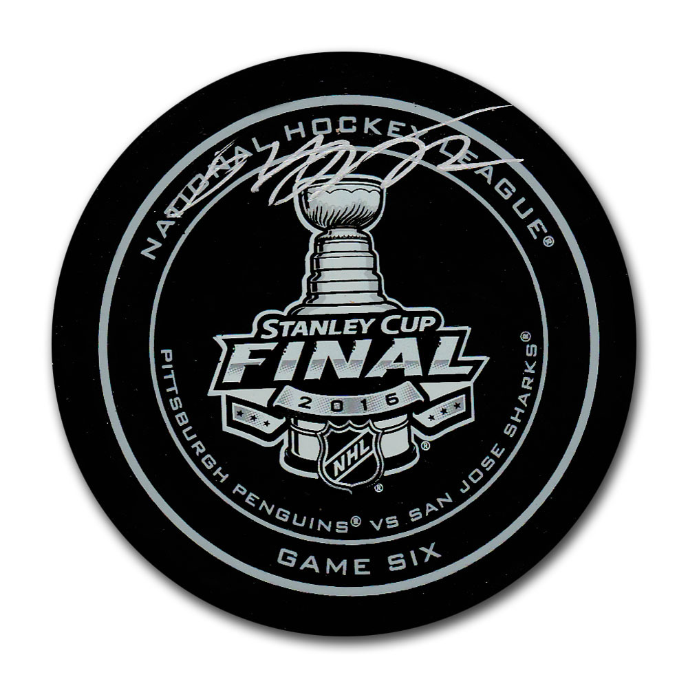 Patric Hornqvist Autographed 2016 Stanley Cup Final Official Game Six Puck