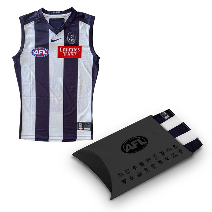 Bobby Hill #23 Collingwood 2023 Legacy Match-Worn Home Guernsey  
