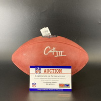 NFL - Steelers Calvin Austin Signed Authentic Football