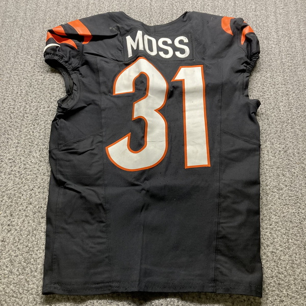 Crucial Catch - Bengals Zach Moss Game Used Jersey (10/6/2024) Size 40