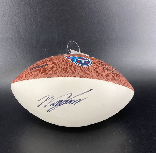 Titans - Will Levis Signed Mini Panel Ball with Titans Logo (Not Authent...