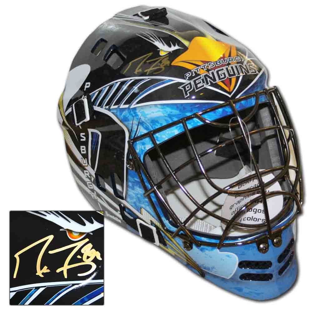 Stephane bergeron of griff airbrush. Marc-Andre Fleury Autographed Pittsburgh Penguins Replica ...