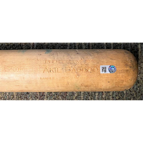 Photo of Akil Baddoo Detroit Tigers Team-Issued Cracked Bat (MLB AUTHENTICATED)