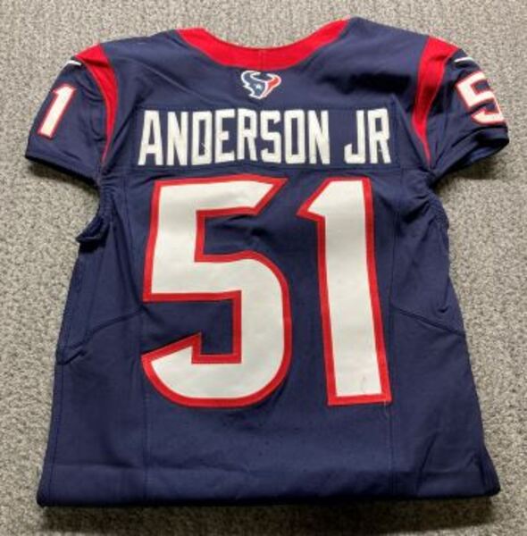 Crucial Catch - Texans Will Anderson Jr Game Worn Jersey (10/15/23) Size...