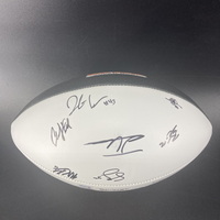 NFL - Chiefs Multi Sign Commemorative Super Bowl LIX Panel Ball Signed B...