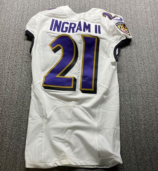 STS - Ravens Mark Ingram Game Issued Jersey Size 38