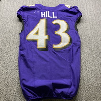 Crucial Catch - Ravens Justice Hill Game Worn Jersey (9/22/24) Size 38