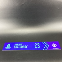 NFL - Saints Marshon Lattimore Special Edition 2022 Pro Bowl Nameplate 2...