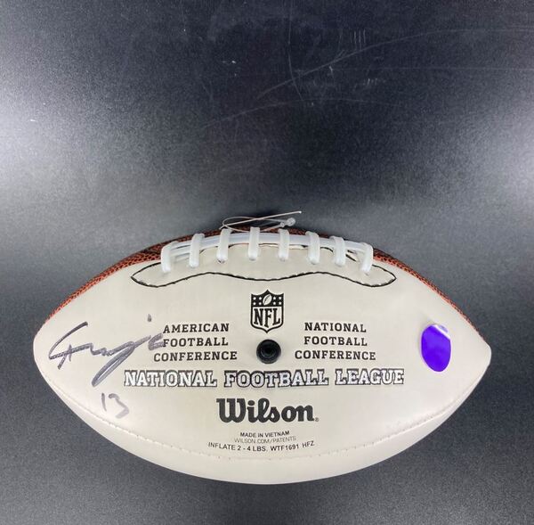 Titans - Chidobe Awuzie Signed Mini Panel Ball with Titans Logo (Not Aut...