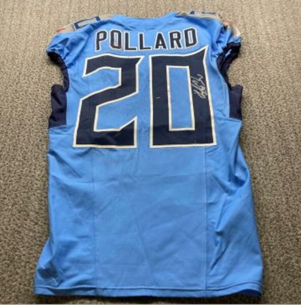 Crucial Catch - Titans Tony Pollard Signed Game Worn Jersey (10/19/2025)...