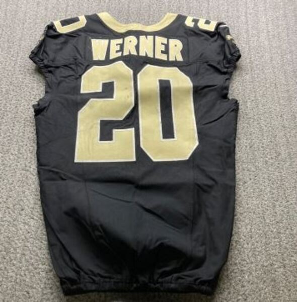 STS - Saints Pete Werner Game Used Jersey (11/10/24) Size 42