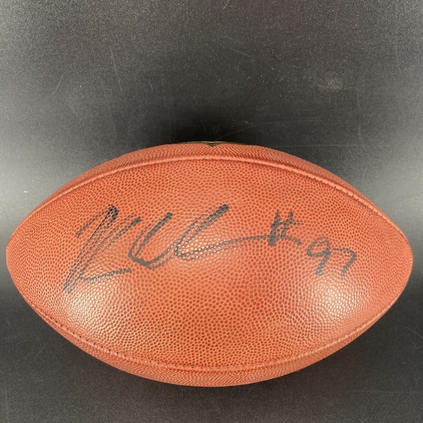 Packers - Kenny Clark Signed Game Used K Ball Wk 16 (Unknown Season)