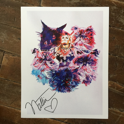 Natalya SIGNED 11 x 14 Rob Schamberger Print