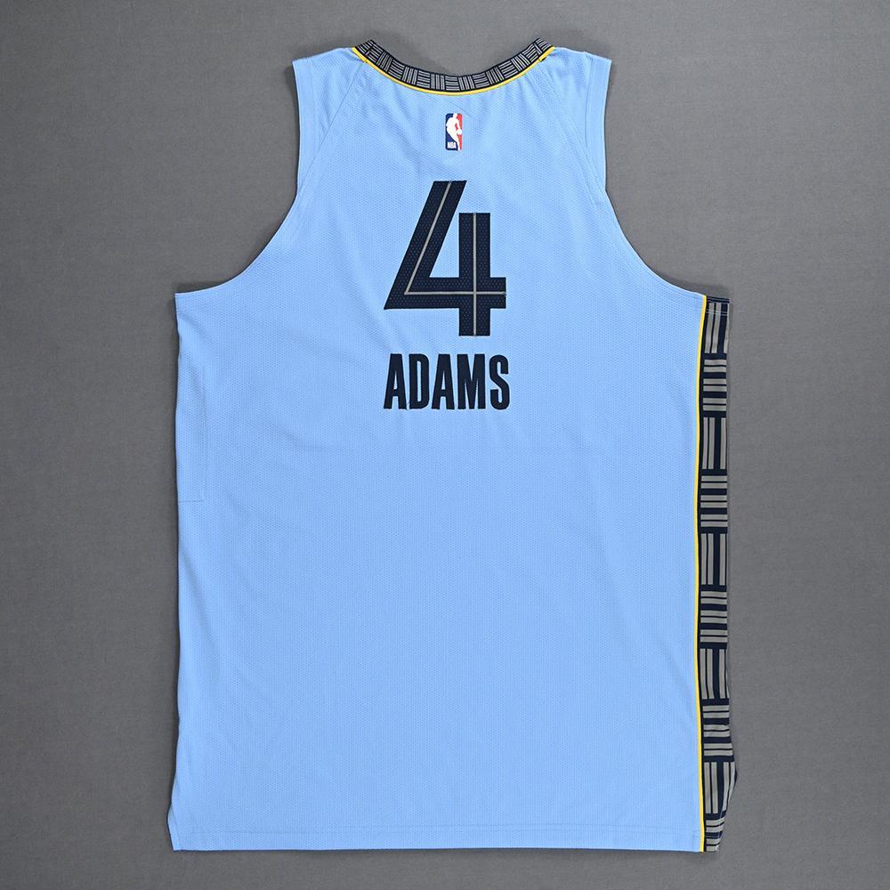 Steven Adams - Memphis Grizzlies - Game-Worn Statement Edition Jersey ...