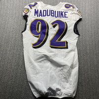 Crucial Catch - Ravens Justin Madaboke Game Used Jersey (10/06/24) Size 42