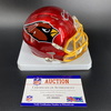 NFL - Cardinals Clayton Tune signed flash mini helmet