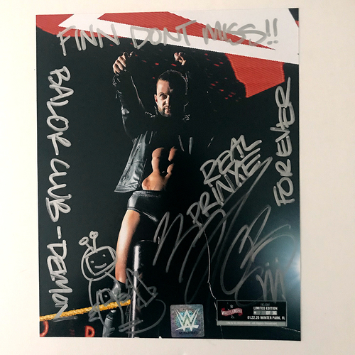 Finn Bàlor SIGNED WrestleMania 36 Exclusive Photo (#1 OF 36)