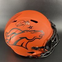 NFL - Broncos Pat Bryant Signed Rave Replica Speed Helmet