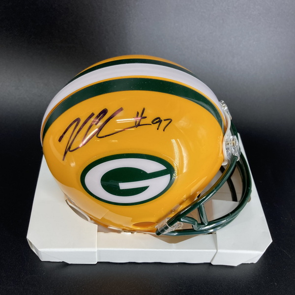NFL - Packers Kenny Clark Signed Mini Helmet