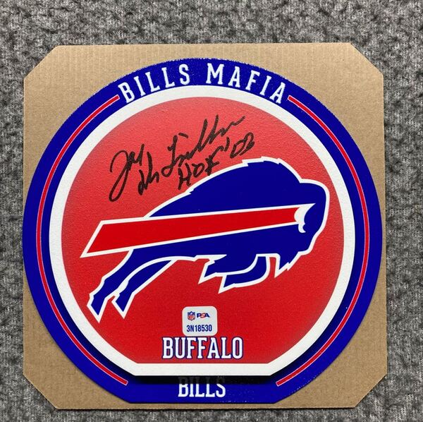 HOF - Bills Joe DeLamielleure Signed 3D Metal Wall Art (8x8)