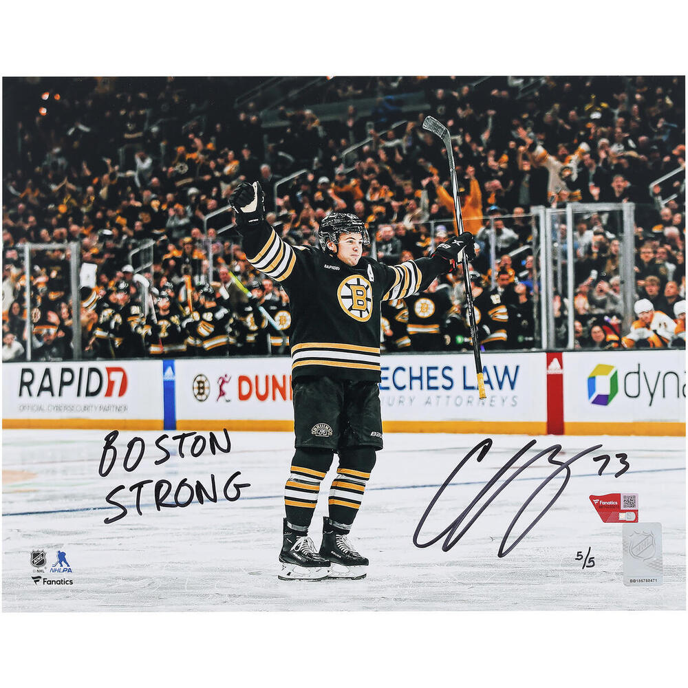 Charlie McAvoy Boston Bruins Autographed 11
