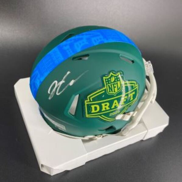 NFL - Broncos Jonah Coleman Signed '26 Draft Speed Mini Helmet