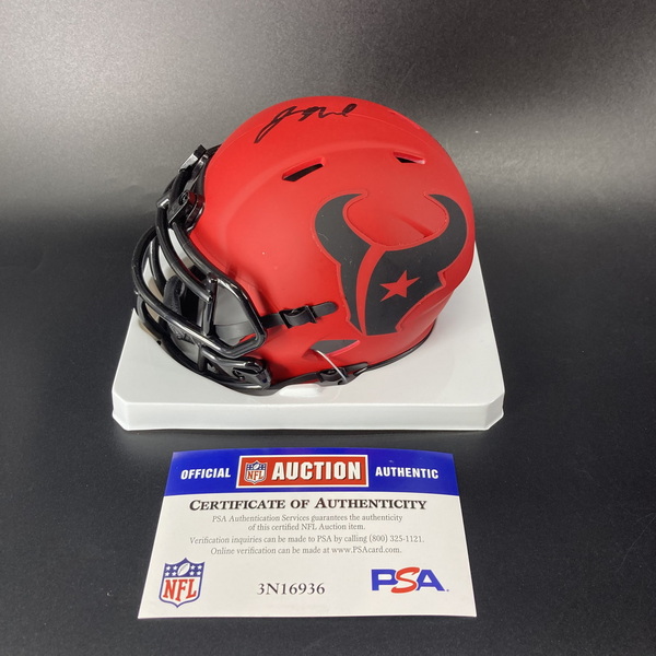 NFL - Texans Jaylin Noel Signed Rave Mini Helmet