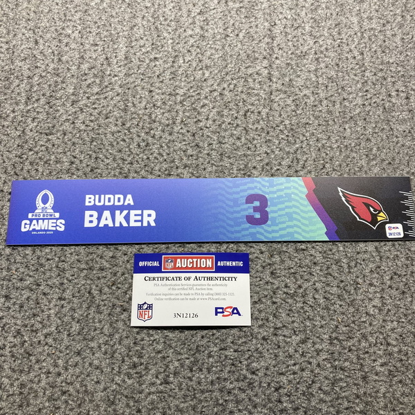 NFL - Cardinals Budda Baker 2024 Pro Bowl Games Nameplate 1 of 1