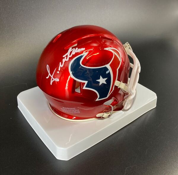 NFL - Texans John Metchie signed Flash Mini Helmet