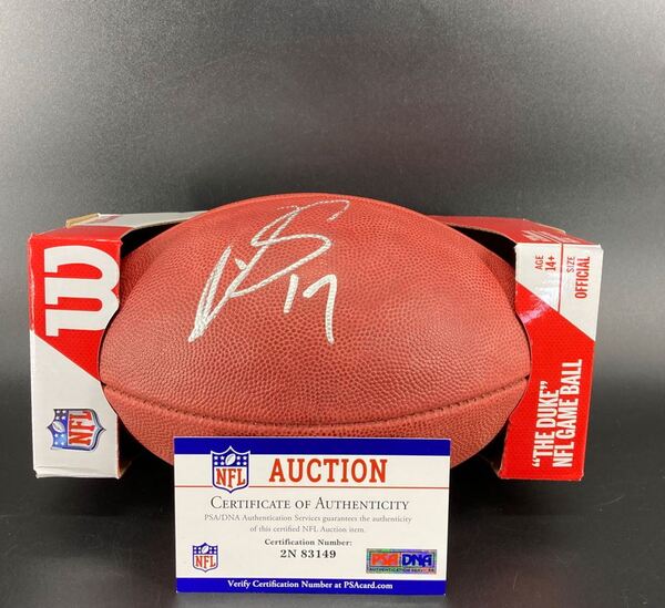 NFL - Commanders Deebo Samuel Signed Authentic Football