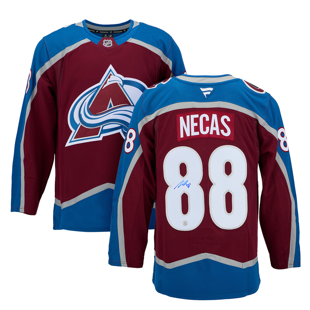 Martin Necas Autographed Colorado Avalanche Fanatics Premium Jersey