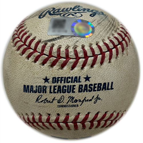 David Wright #5 - Autographed Game-Used Baseball - 2015 NLCS Game