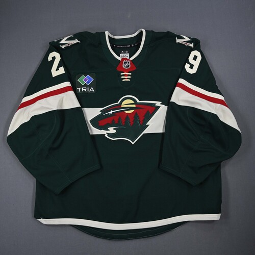 Image of Fleury, Marc-Andre<br>Green Set 1A - Worn October 12, 2024<br>Minnesota Wild<br>2024-25<br>#29