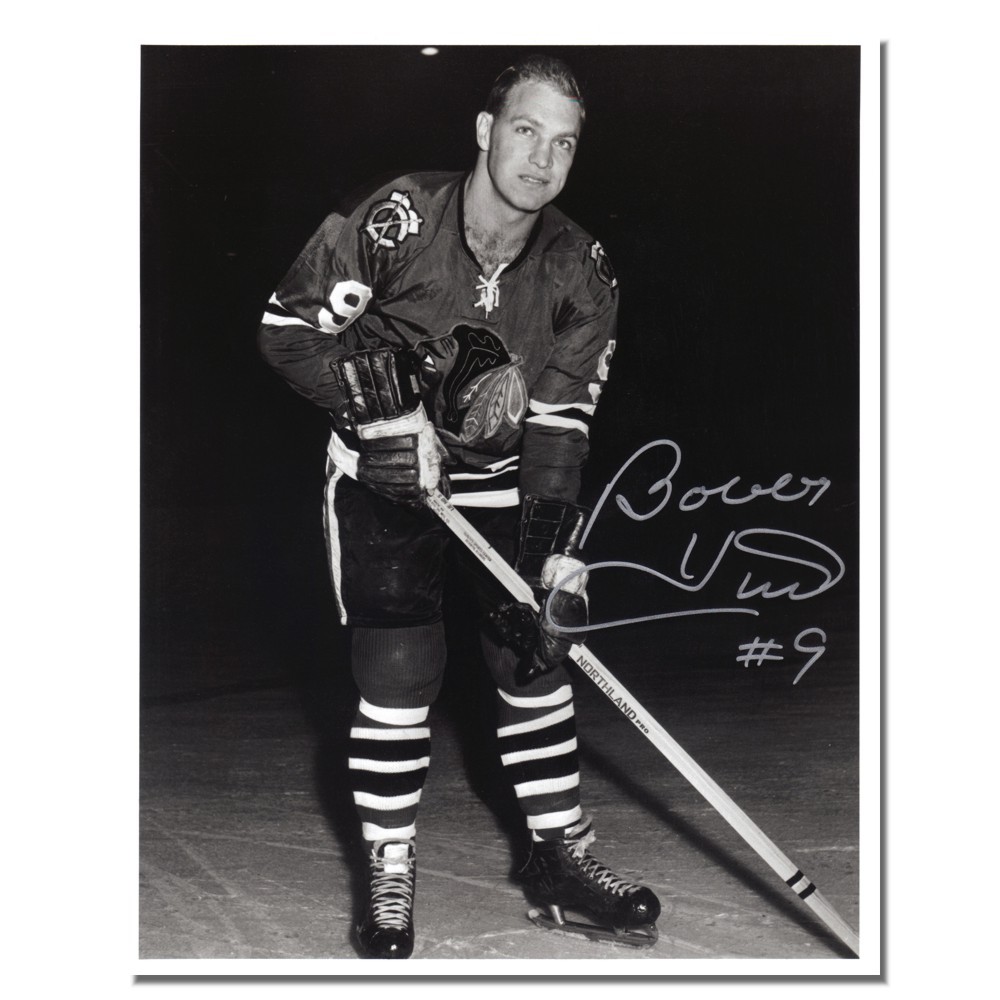 Bobby Hull Autographed Chicago Blackhawks 8x10 Photo