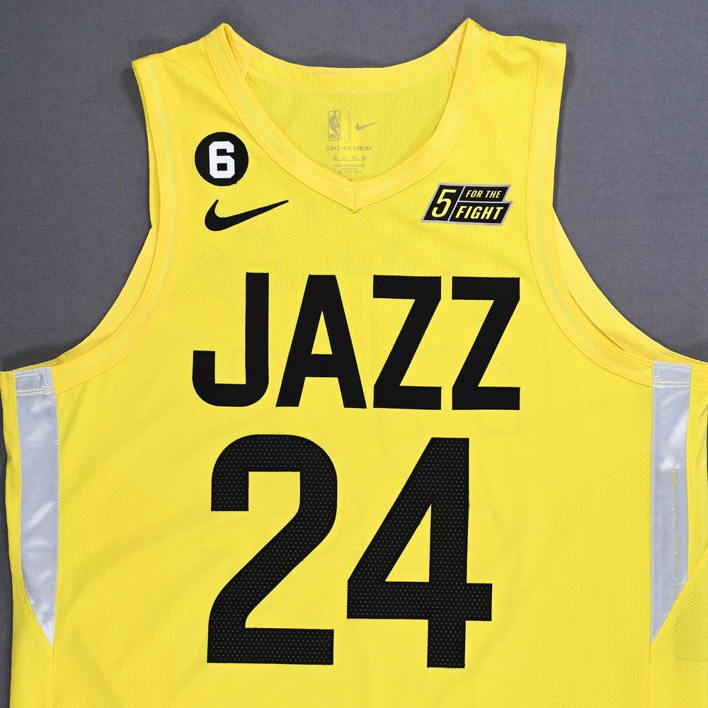 Walker Kessler Utah Jazz GameWorn Icon Edition Jersey 202223 NBA Season NBA Auctions