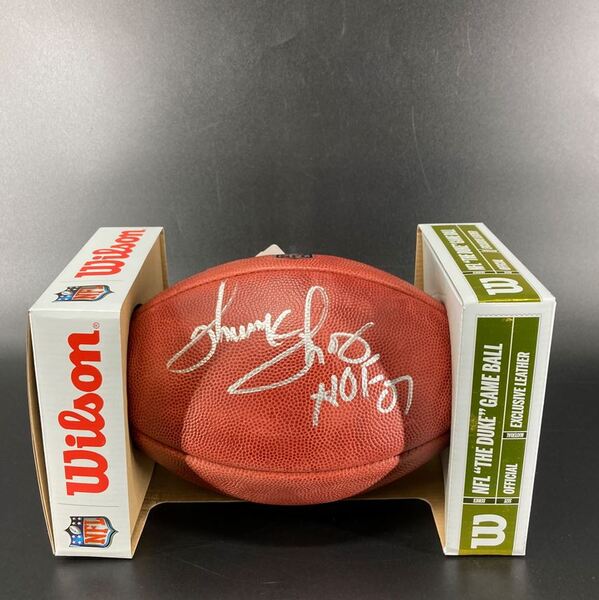 HOF - Bills Thurman Thomas Signed Authentic Football