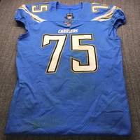 International Series - Chargers Michael Schofield Game Worn Jersey (11/1...
