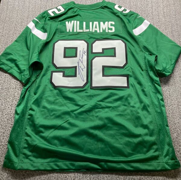 Jets - Leonard Williams Signed Replica Jersey Size XL