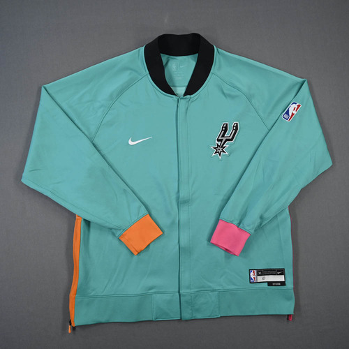 Image of Sochan, Jeremy - San Antonio Spurs - Game-Issued City Edition Jacket - 2022-23 NBA Season