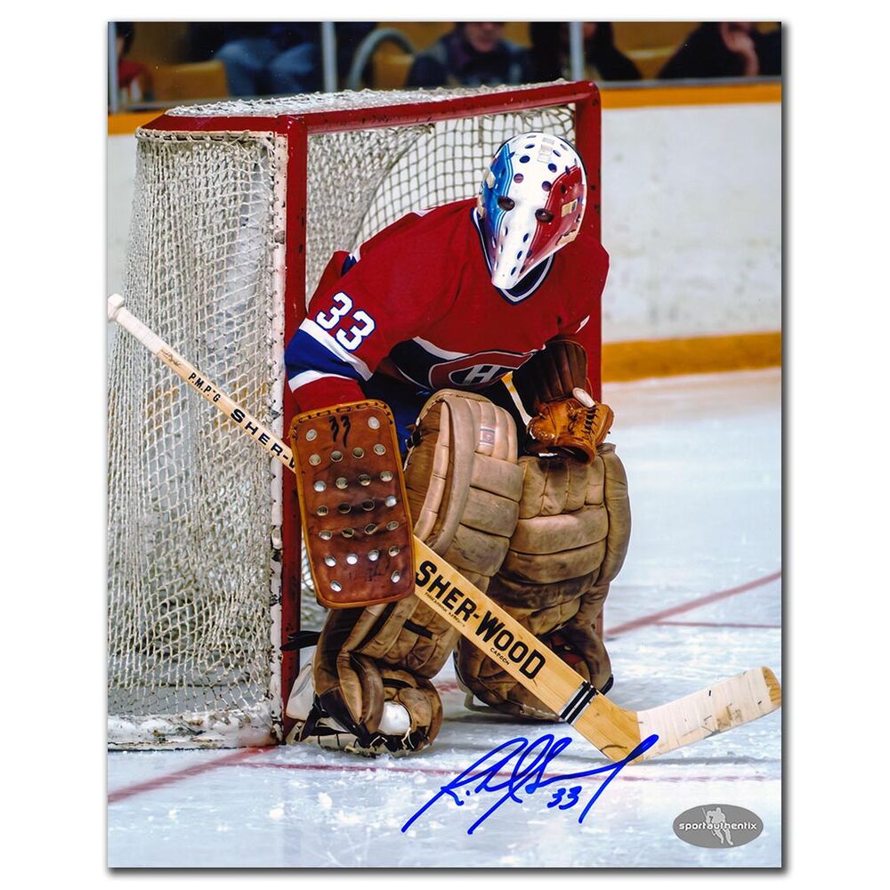 Richard Sevigny Autographed Montreal Canadiens 8x10 Photo - Guarding the Crease
