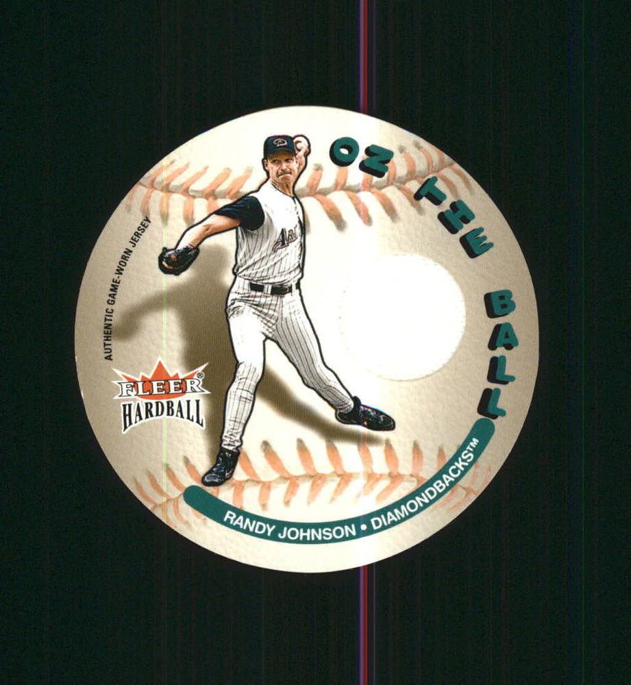 2003 Fleer Hardball On the Ball Game Used Randy Johnson Jsy