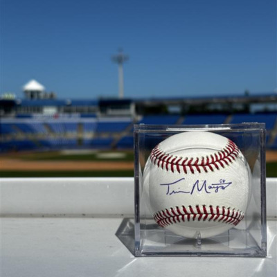 Tim Mayza Autographed Baseball