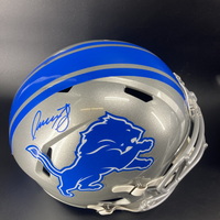 NFL - Lions Isaac TeSlaa Signed Replica Speed Helmet