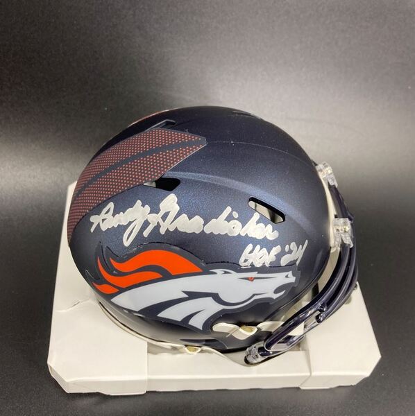 HOF - Broncos Randy Gradishar Signed Mini Helmet