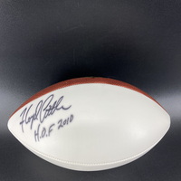 HOF - Broncos Floyd Little Signed Panel Ball With HOF 2010 Inscription