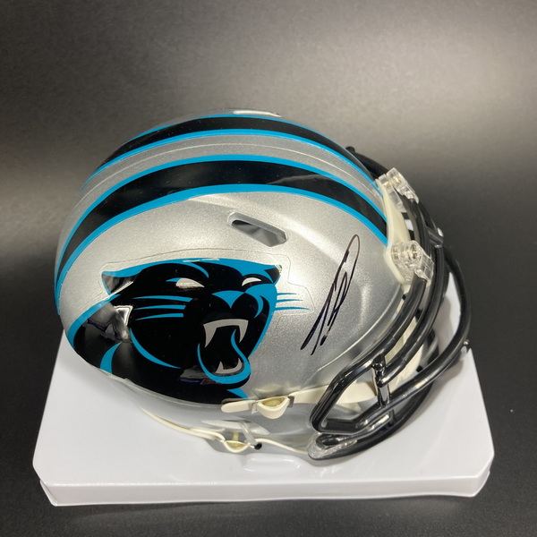 NFL - Panthers Trevor Etienne Signed Mini Helmet