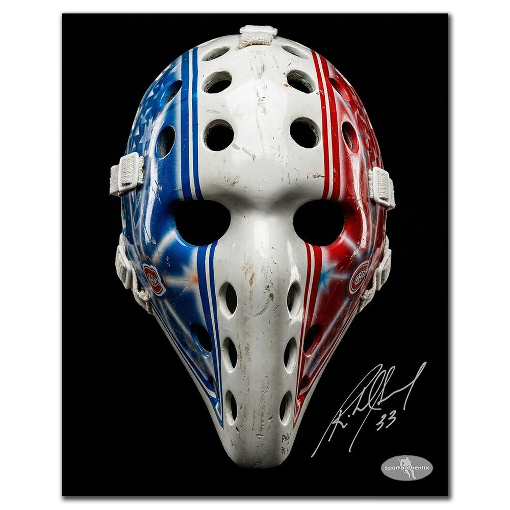 Richard Sevigny Autographed Montreal Canadiens 8x10 Photo - Mask